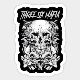 THREE 6 MAFIA RAPPER MUSIC Sticker